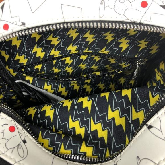 Loungfly Pokemon Pikachu Mini Backpack White 2019 Retired EUC - Picture 2 of 11